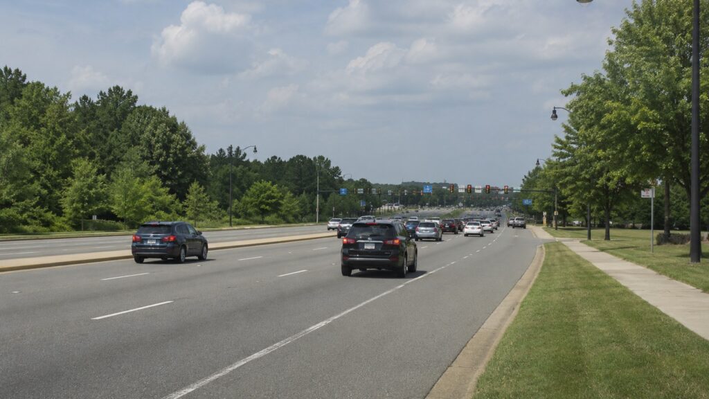 Sugarloaf parkway cars driving