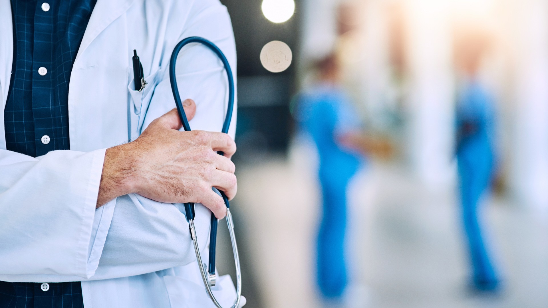 Doctor standing in hospital